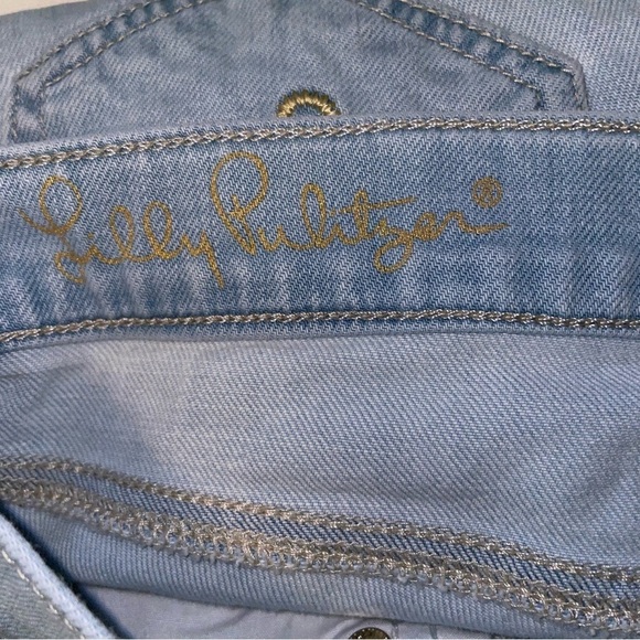 Lilly Pulitzer South Ocean Skinny Crop Jeans Size 0 - Picture 2 of 12